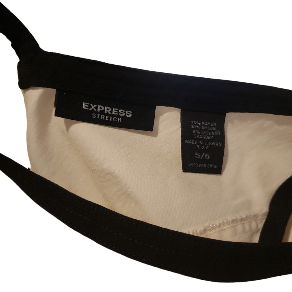 Express Women's Size 5/6 Cream and Black - Picture 4 of 4